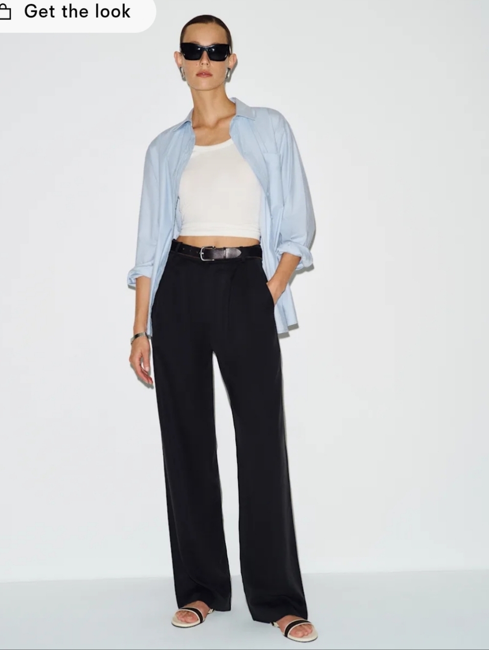 Reformation Mason Pant In Black